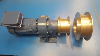 Motor Gearbox unit with 100mm or 150mm Drive pulley
